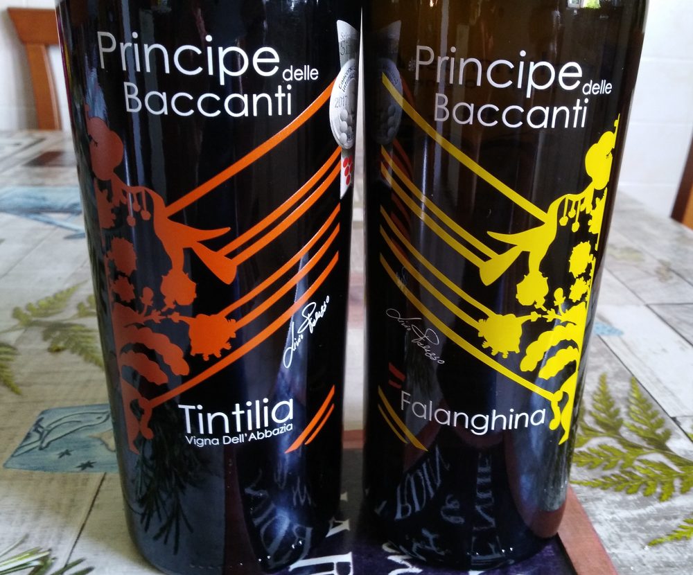 Vini azienda Principe delle Baccanti