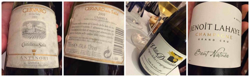 La Caravella, il Menu dei 60 anni, i vini