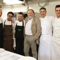 da sin gli chef Damiano Nigro, Paquale Laera, Giovanni Navigli, Luciano Tona, Michelangelo Mammoliti e Gabriele Boffa