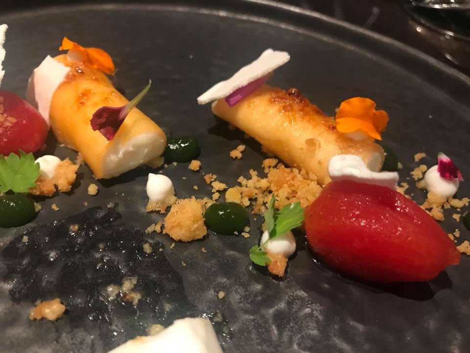 Grand Hotel Parker’s - Cannoli di melone e pomodoro candito