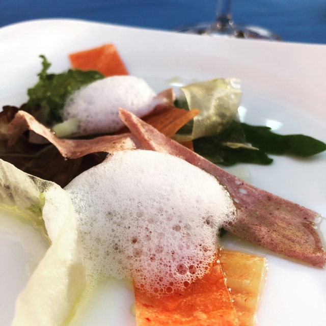 Insalata d’amare - proposta dallo chef stellato Giuseppe Costa del Bavaglino di Terrasini