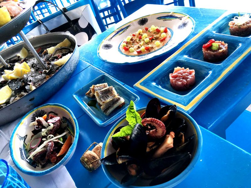 Il Riccio Restaurant - L'Antipasto di Mare del Riccio