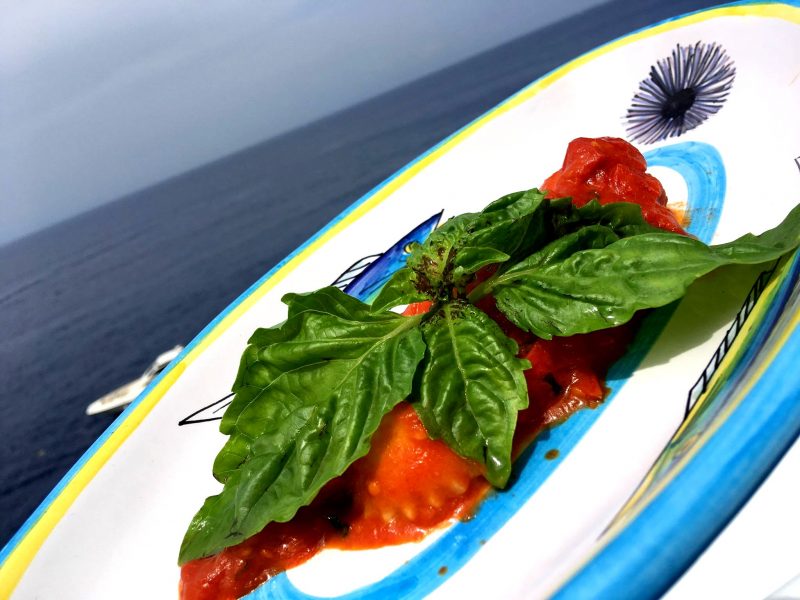 Il Riccio Restaurant - I Ravioli Capresi