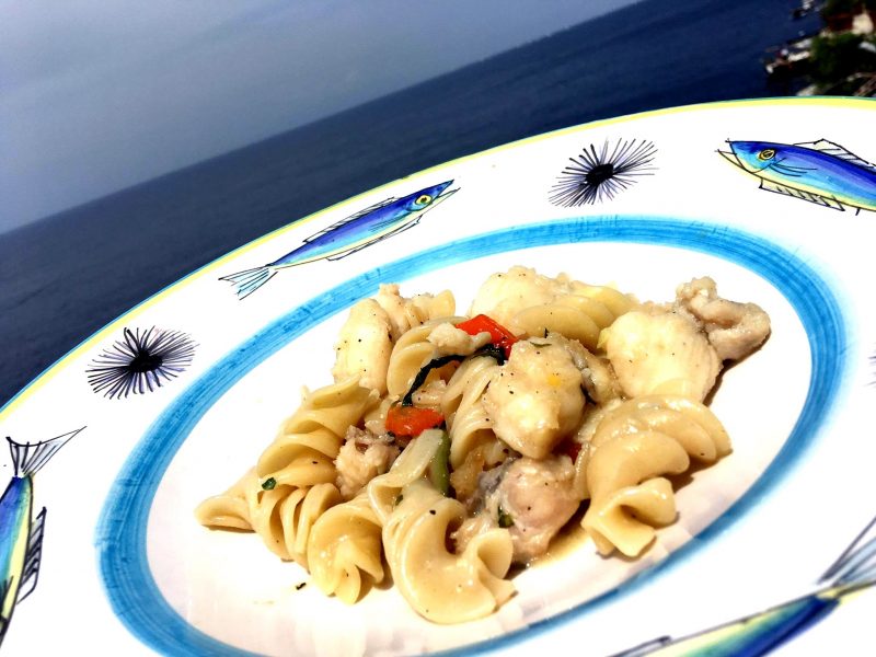 Il Riccio Restaurant - Elicoidali con Rana Pescatrice