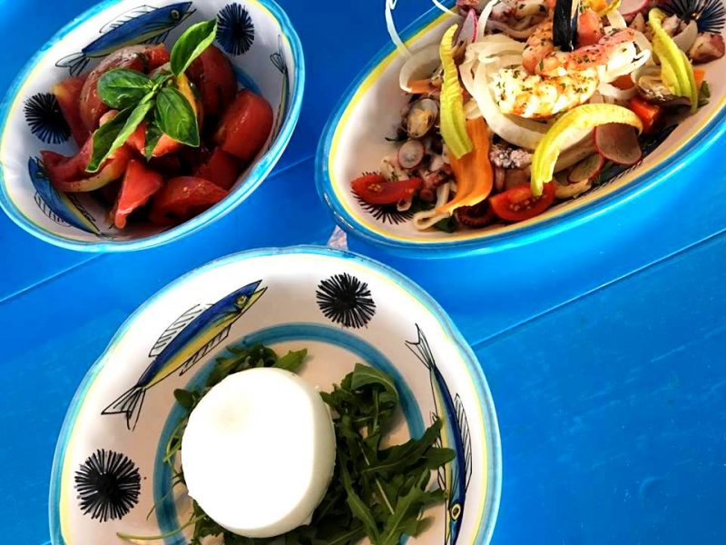 Il Riccio Restaurant- La Caprese & L'Insalata di Mare