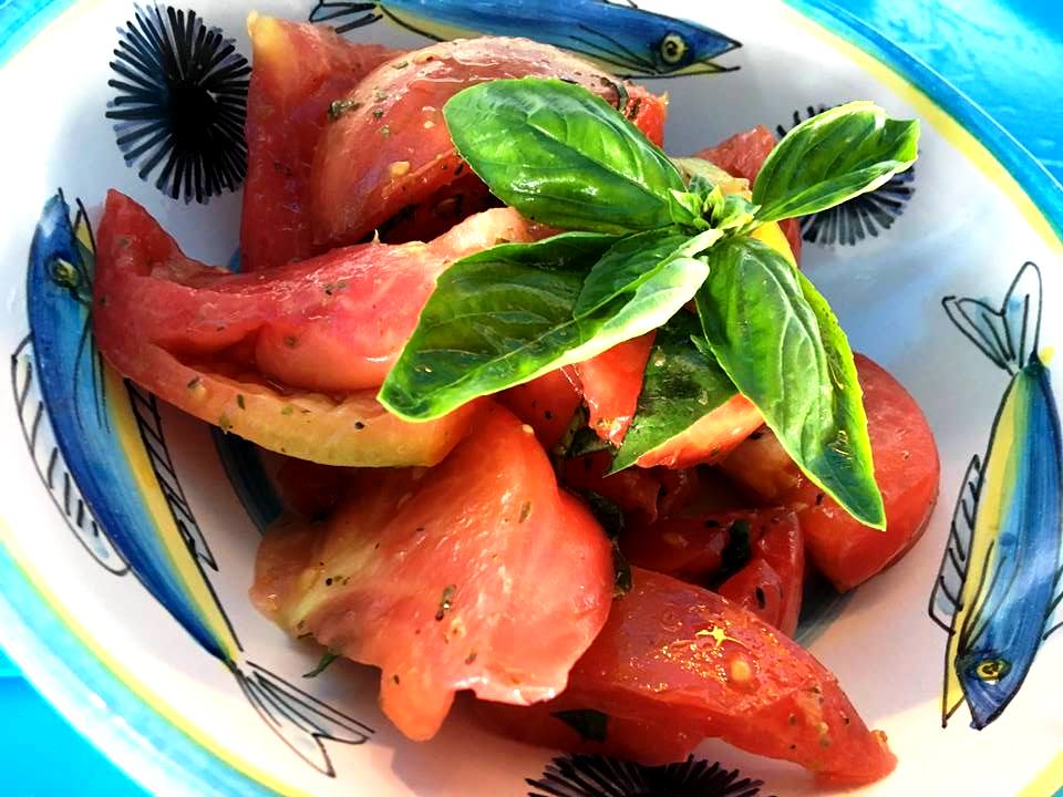 Il Riccio Restaurant - L'Insalata di Pomodori di Sorrento