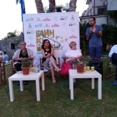 Festa dei Grani Antichi - Relatori inseme al Sindaco di Pollica Stefano Pisani