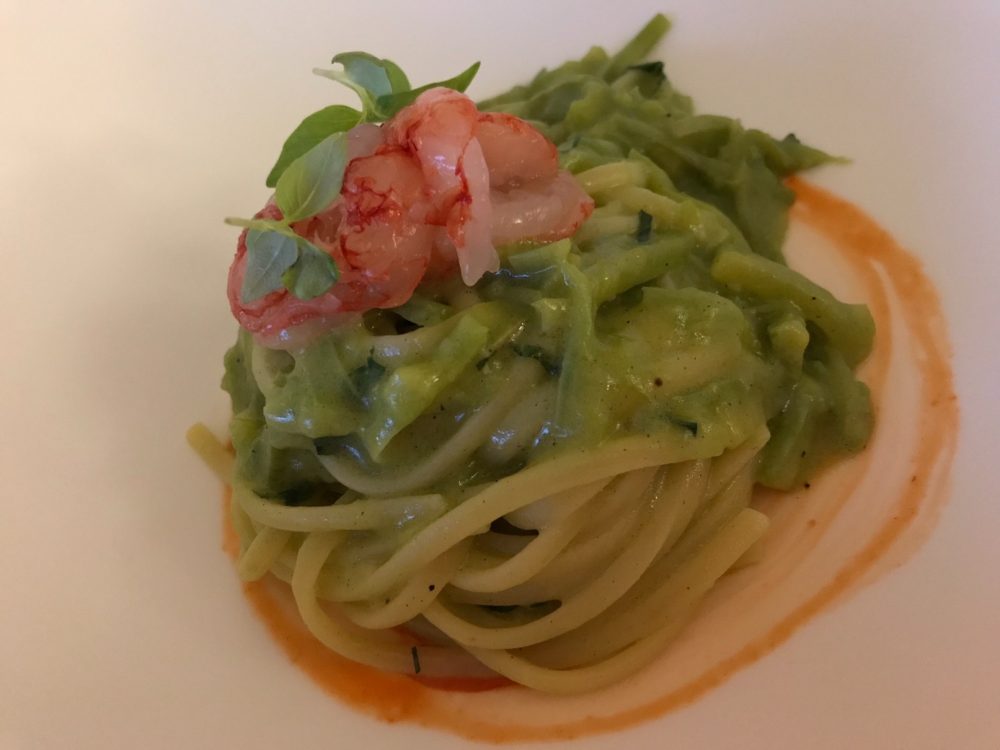 Florian Maison, linguine di Gragnano alla Nerano