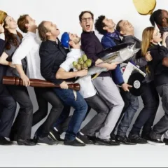 Foto di gruppo personale de LA FELICITA' - CrEdit photo Gregoire Kalt