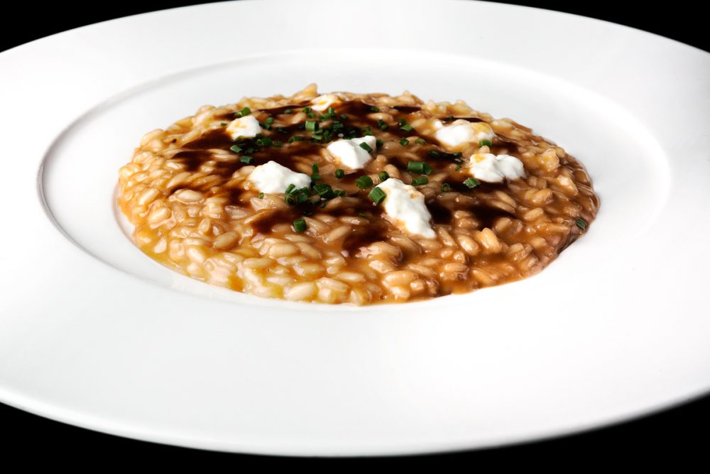 Franco Mare - il Risotto Gambero rosso e Burrata