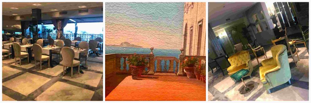 Grand Hotel Parker’s, sala colazione e particolari