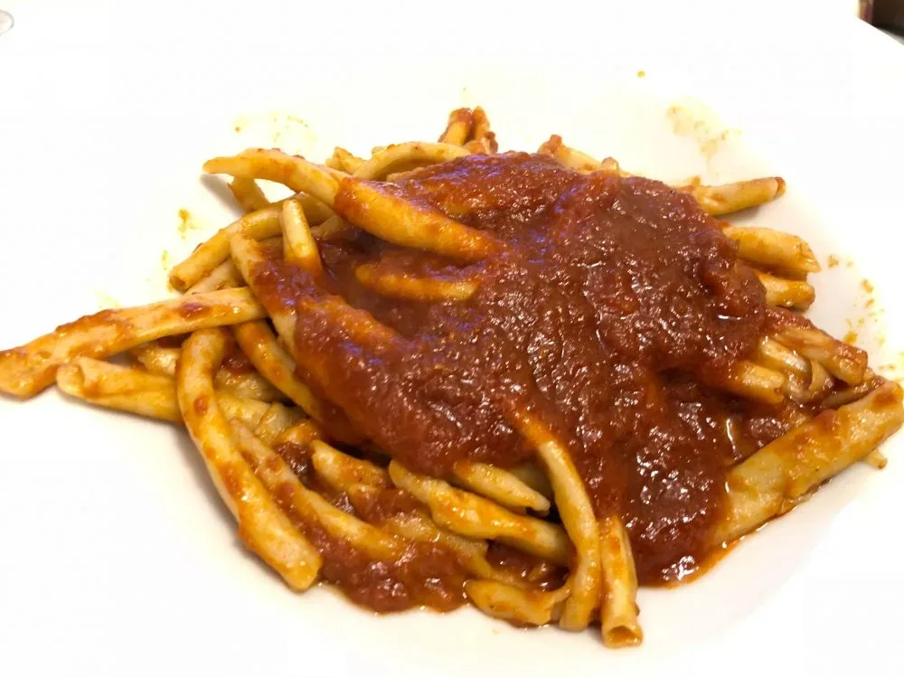 Osteria Diabasis, fusilli al ragu' cilentano