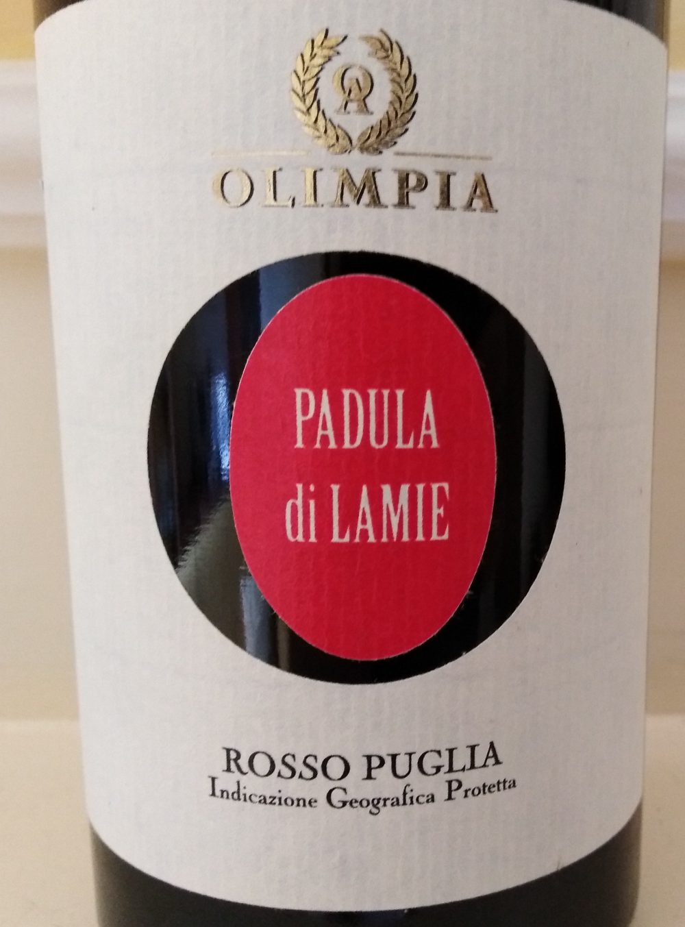 Padula di Lamie Puglia Rosso Igp 2014 Olimpia