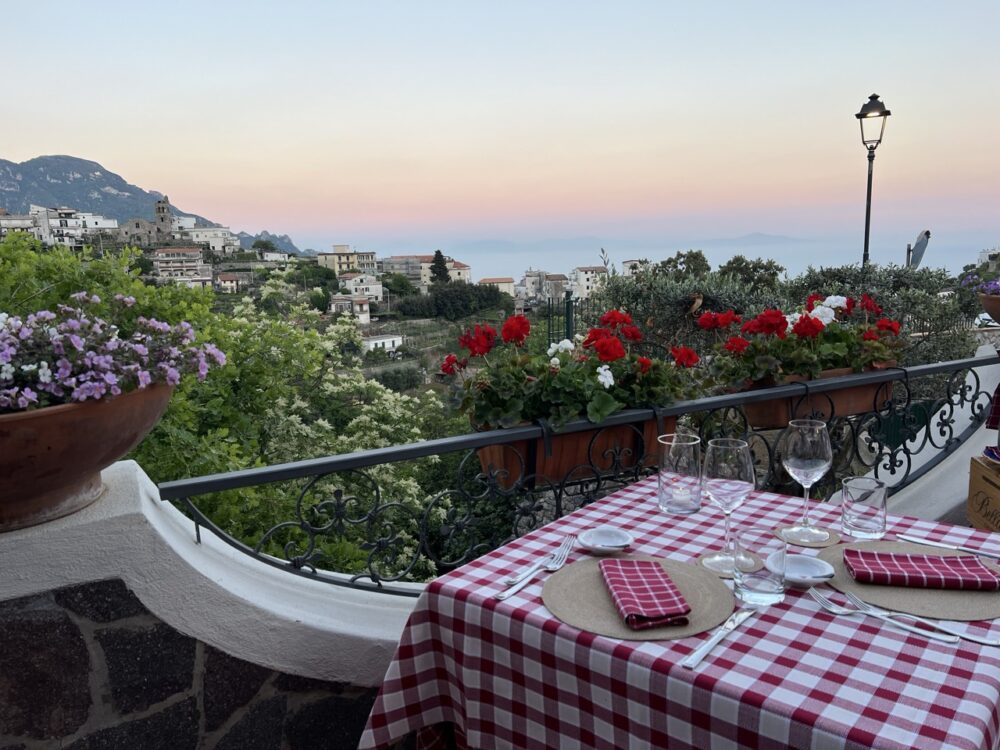 Panorama dalla terrazza