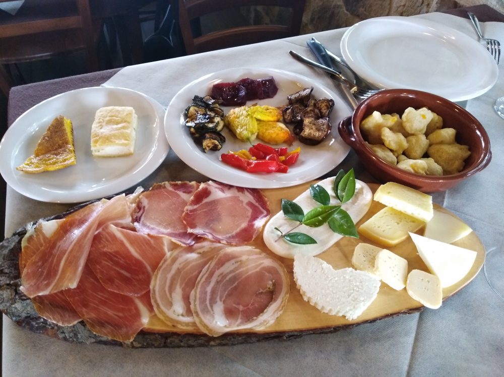 Rifugio Rosolea, Antipasto misto