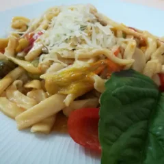 Sanneat - Wine & Food, Le Laine con Ciurilli,Zucchine e Lardo paesano