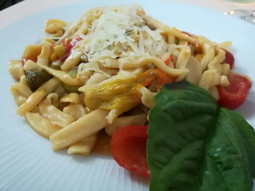 Sanneat - Wine & Food, Le Laine con Ciurilli,Zucchine e Lardo paesano