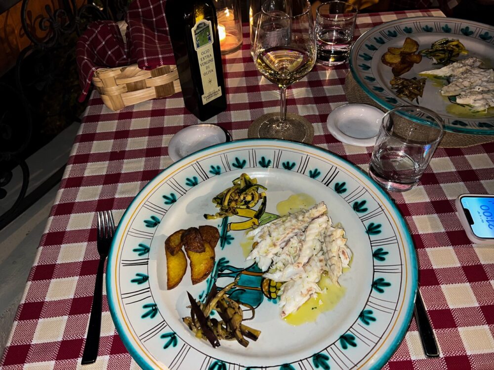 Spigola di mare al sale