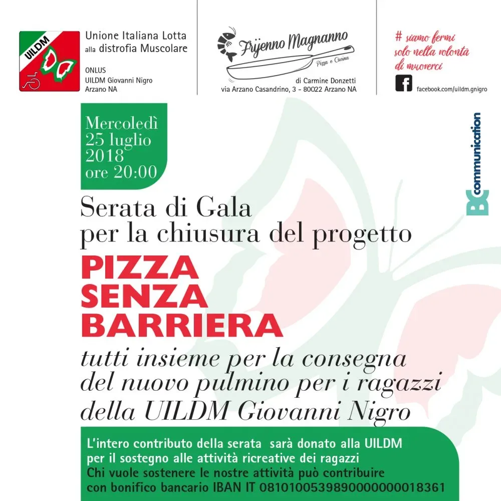 Pizza senza barriera