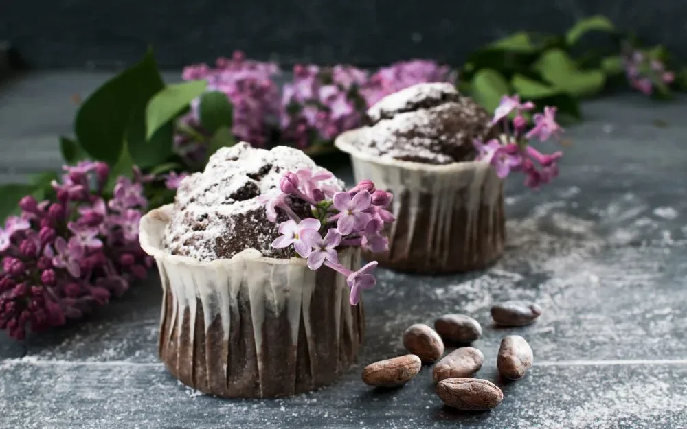 Muffin cacao e mango