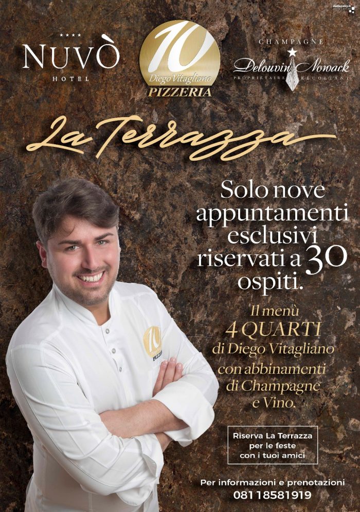 La terrazza di 10 il pop-up pizza di Diego Vitagliano