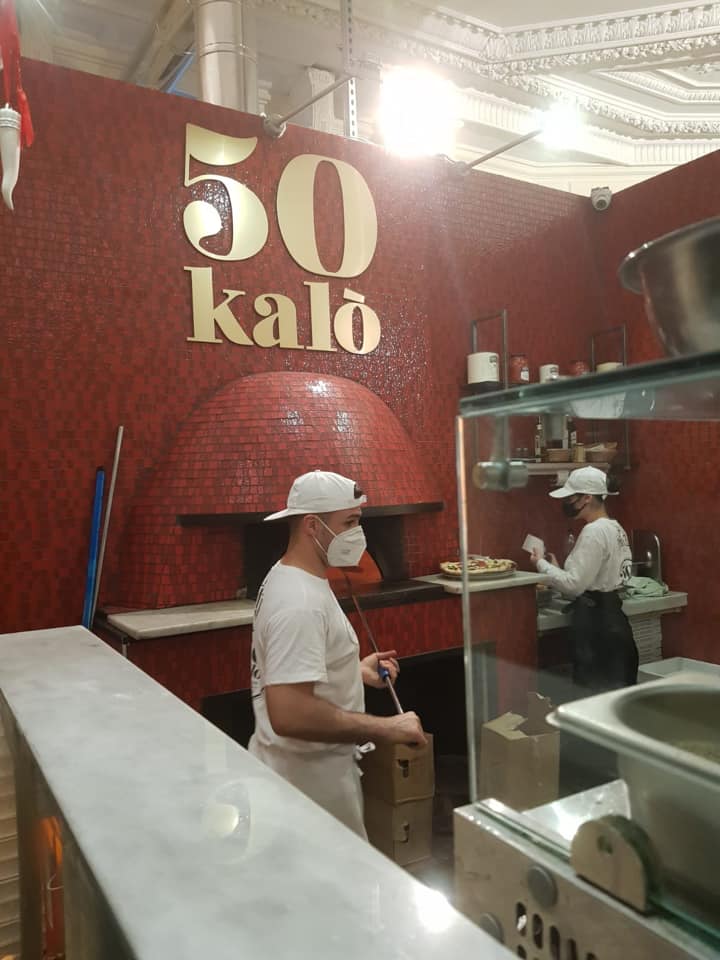 50 Kalo' Londra, il forno