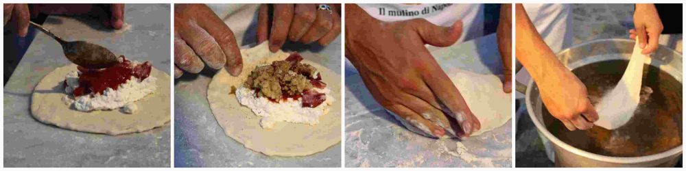 Castello Ducale – Gino Sorbillo preparazione pizza fritta