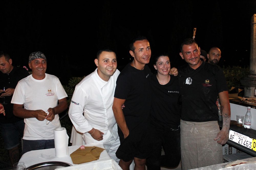 Castello Ducale – Una bella foto ricordo con Sorbillo-Stellato-Martucci e Perrella