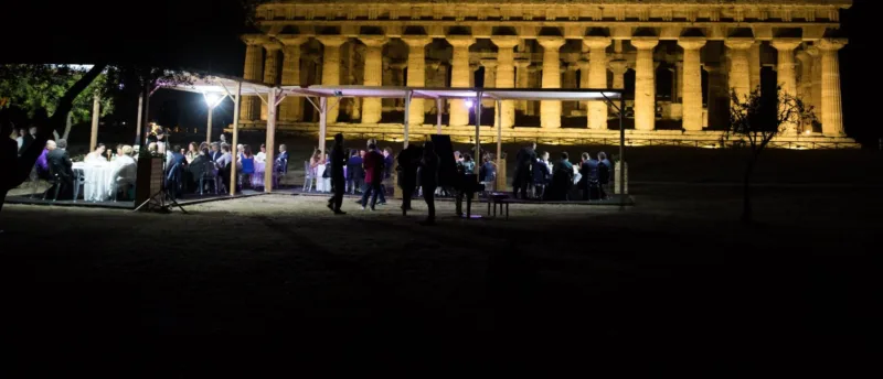La cena a Paestum