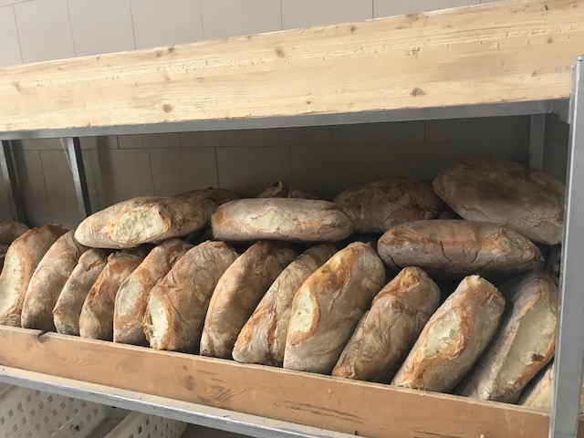 Il Forno delle Tradizioni - Pane di Capriati nella fase di raffreddamento