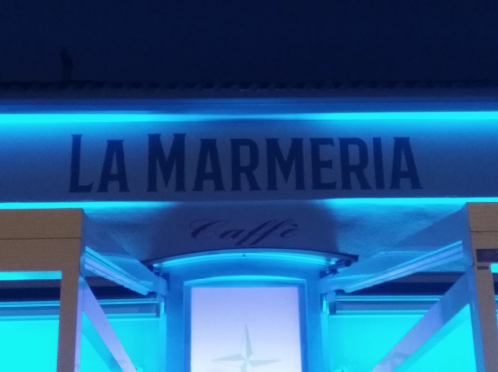 Insegna de La Marmeria