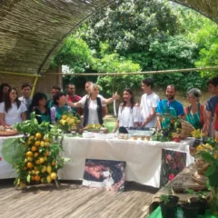 La 3 B e i produttori del Paniere Flegreo con Federica Denaro