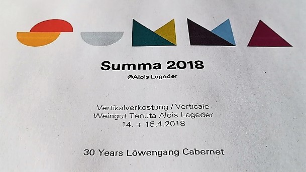 Lowengang Alto Adige Cabernet in verticale 30 years