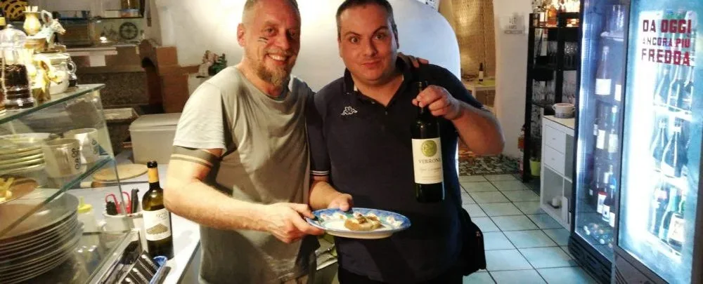 Osteria Sesta Stazione - io e Matteo