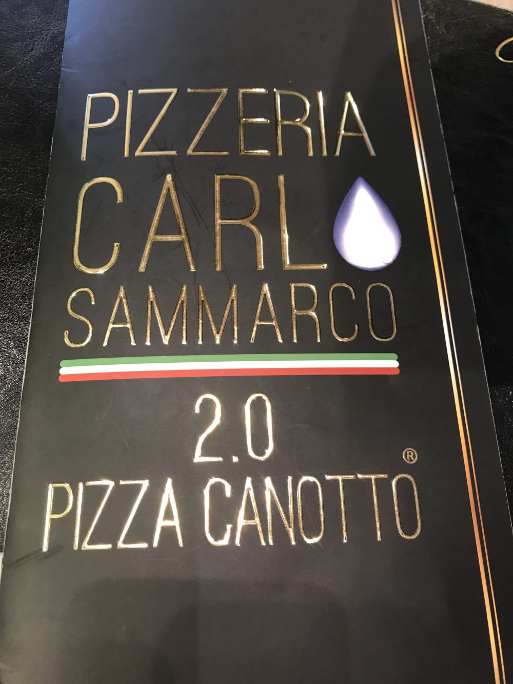 Pizzeria Carlo Sammarco 2.0 - Menu'