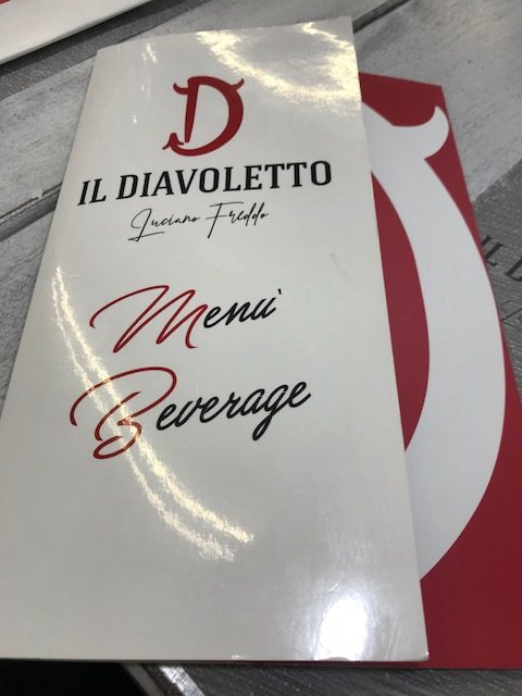 Pizzeria Il Diavoletto- Lista vini e birre