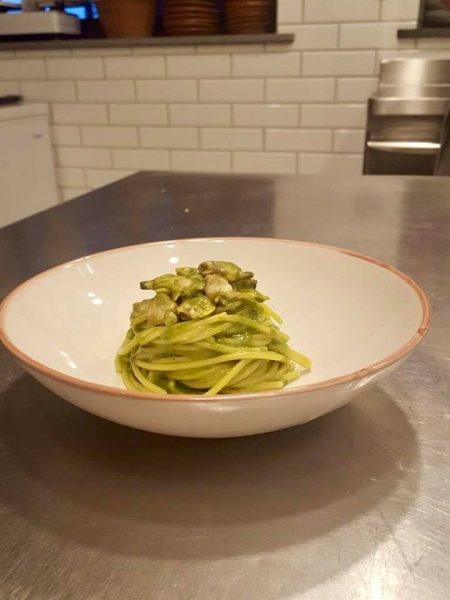 Spaghetti vongole verbena