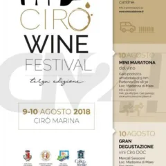 2018 Ciro' Wine Festival