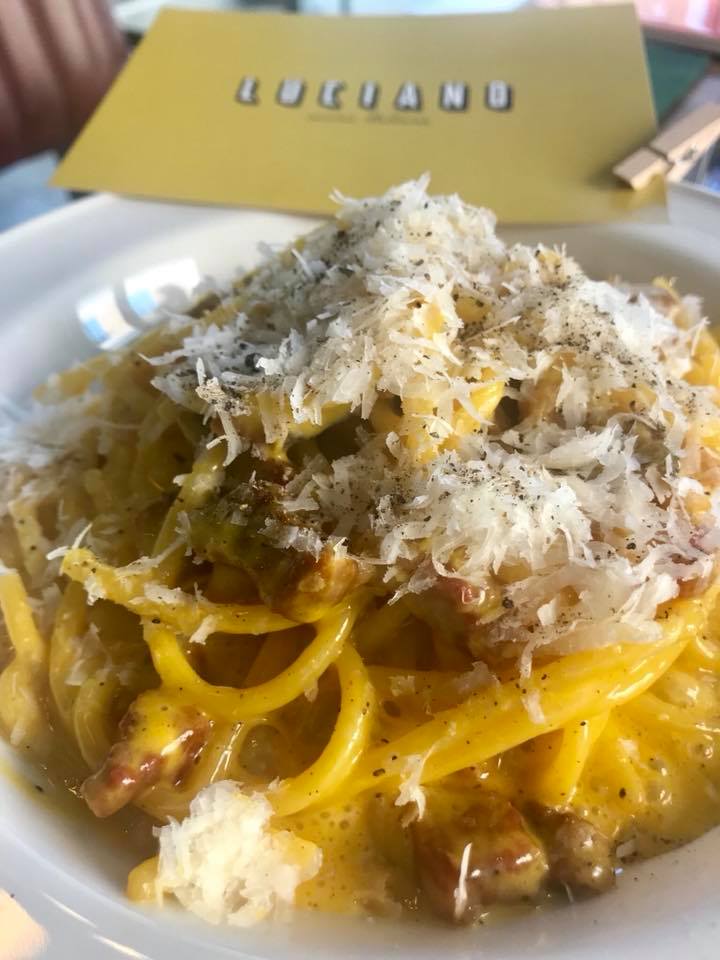 Da Luciano Cucina Italiana, carbonara e ricetta carbonara