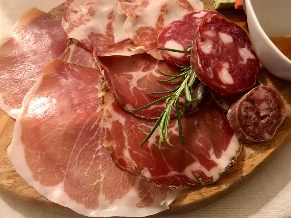 Dimora Nannina di Gianpaolo Zoccola, i salumi