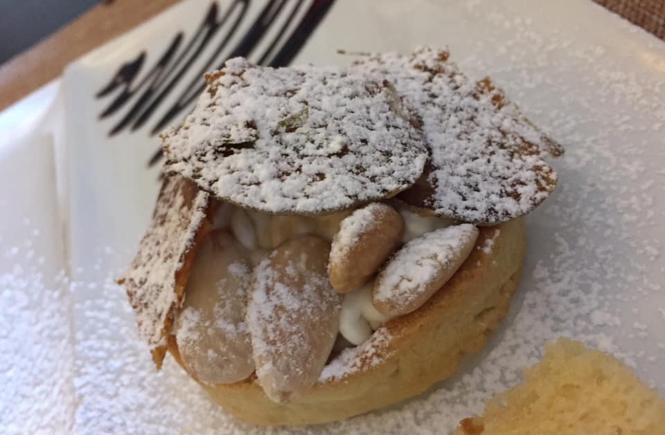 Il Cellaio di Don Gennaro, tortino di fichi, mandorle e panna