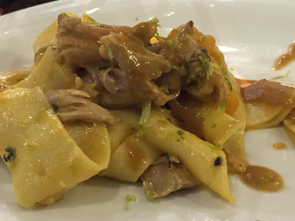 3 Rane Ristoro, pappardelle al ragu' di coniglio