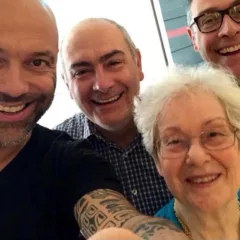 Il Barolino. I Tre Fratelli con Mamma Lorenza