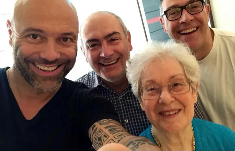 Il Barolino. I Tre Fratelli con Mamma Lorenza