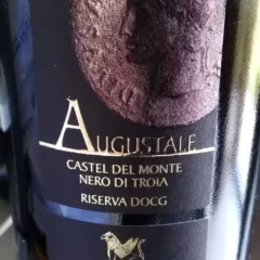 Controetichetta Augustale Castel del Monte Nero di Troia Riserva Docg Cantina di Ruvo di Puglia