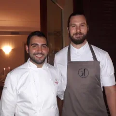 Gli chef Domenico Stile e Mikael Svensson