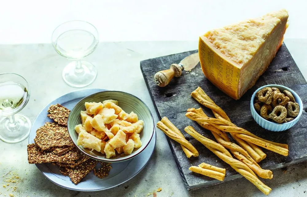 Parmigiano Reggiano, grissini