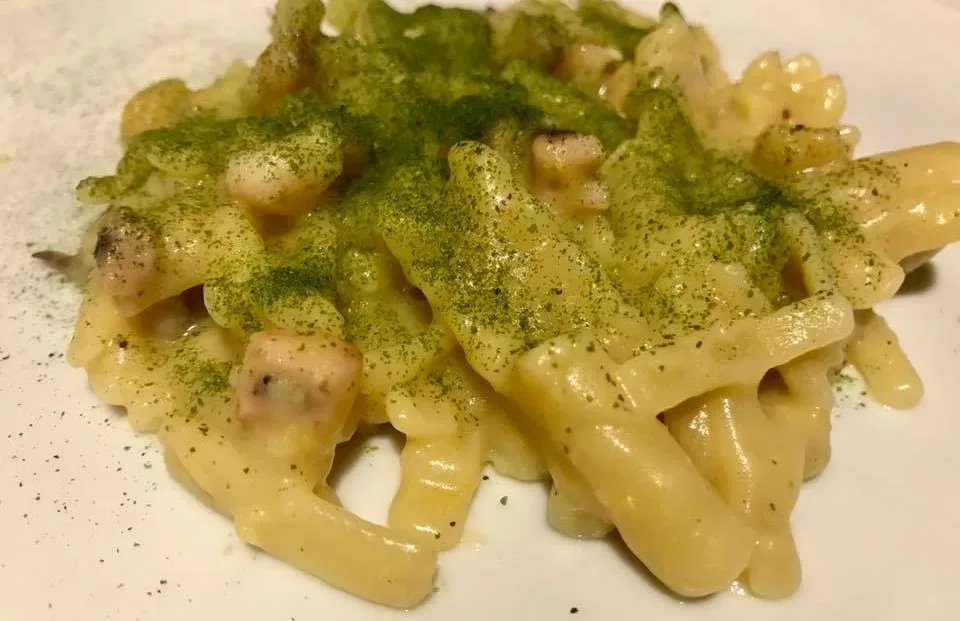Pasta totani e ceci
