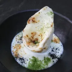 Ristorante Le Colonne Marziale - Raviolo di Mozzarella Bruciata