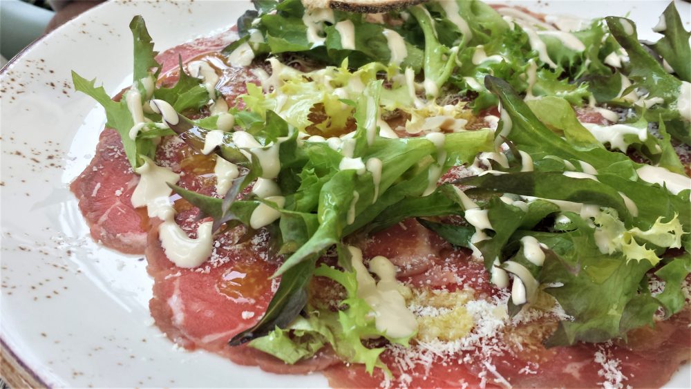 Ratana', Carpaccio di Fassona Piemontese